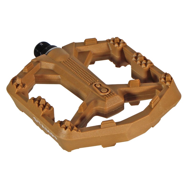 Crankbrothers Stamp 0 Large Platform Pedals Brown