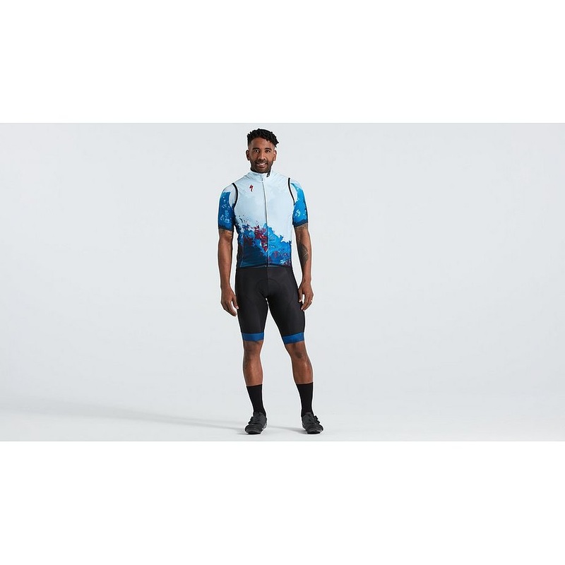 Specialized in layers deflect sl vest men white/blue xs