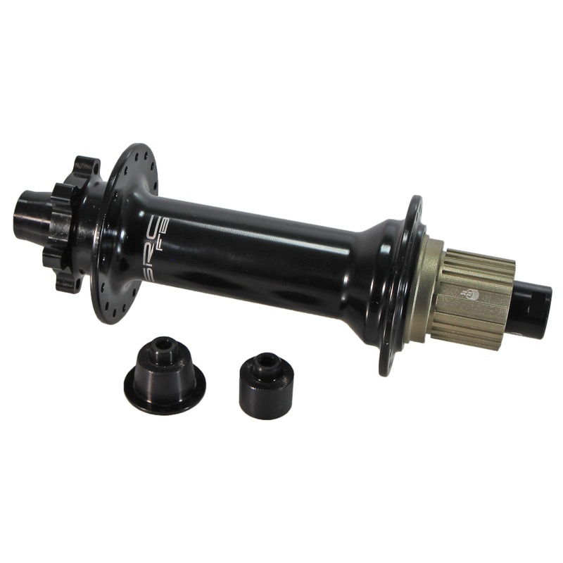SunRingle SRC Disc Rear Hub, 32h, 190/197mmTA, MS (HG+) Blk
