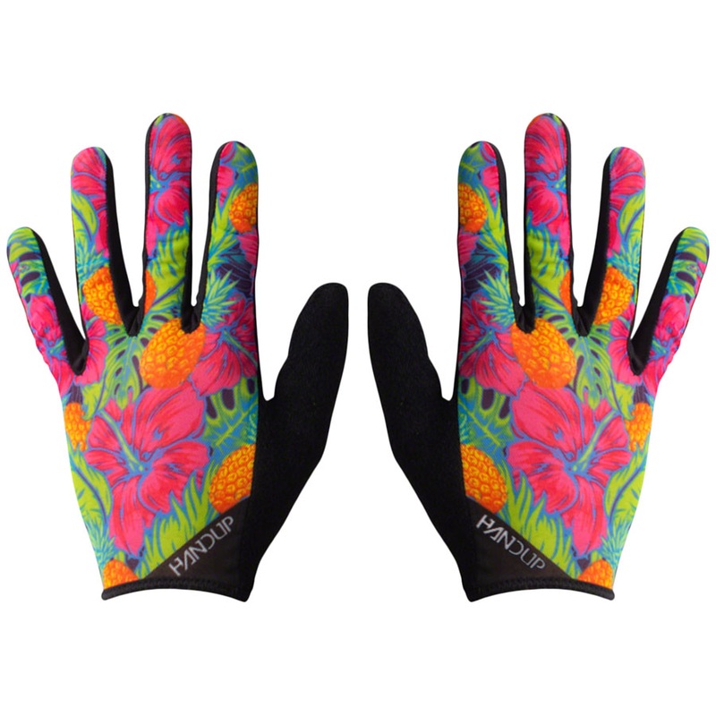 Handup Vented Gloves - Pineapples Carribbean Full Finger Large