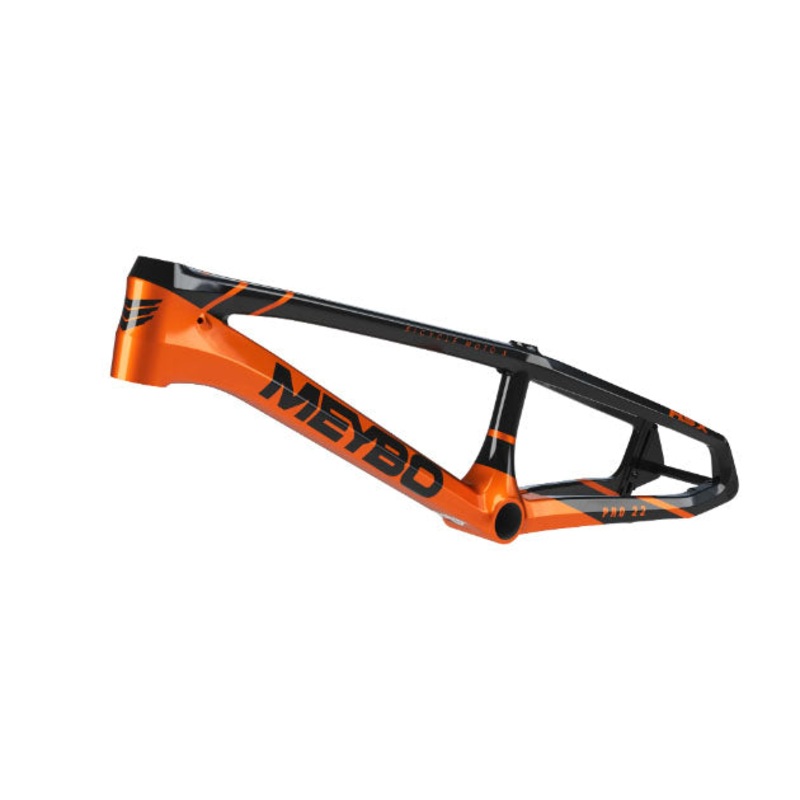 Meybo HSX Carbon BMX Race Frame - Black / Orange