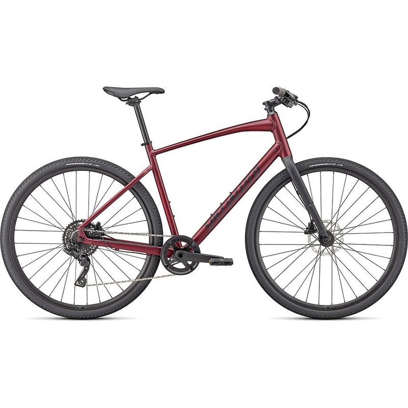 2023 Specialized sirrus x 3.0 bike satin maroon / black / satin black reflective m