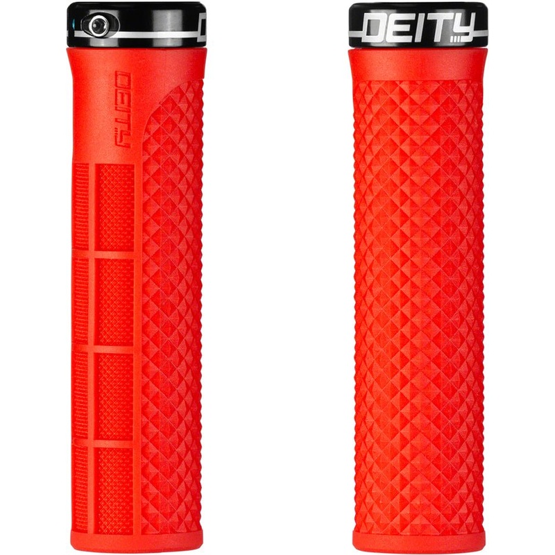 Deity Lockjaw Grips - Red