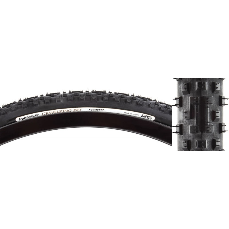GravelKing EXT Tire - 700 x 35 Tubeless Folding Black/Black