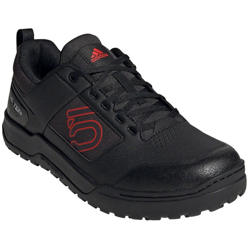 Five Ten Impact Pro Flat Shoes - Mens Core Black / Red / Cloud White 12