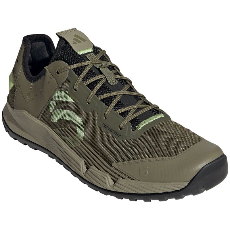 Five Ten Trailcross LT Flat Shoes - Mens Focus Olive/Lime Green/Orbit 10