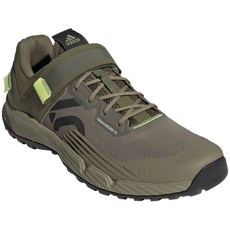 Five Ten Trailcross Mountain Clipless Shoes - Mens Orbit Green/Carbon/Pulse Lime 11.5