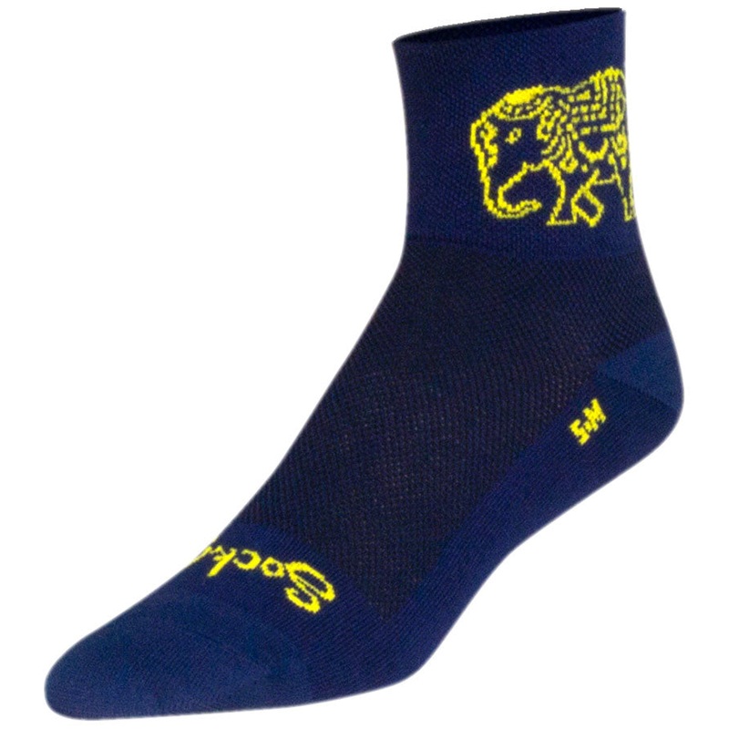 SockGuy Classic Henna Socks - 3" Blue Small/Medium