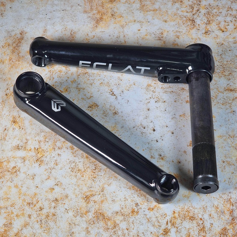 Eclat Tibia 2 Piece 22mm Cranks Gloss Black
