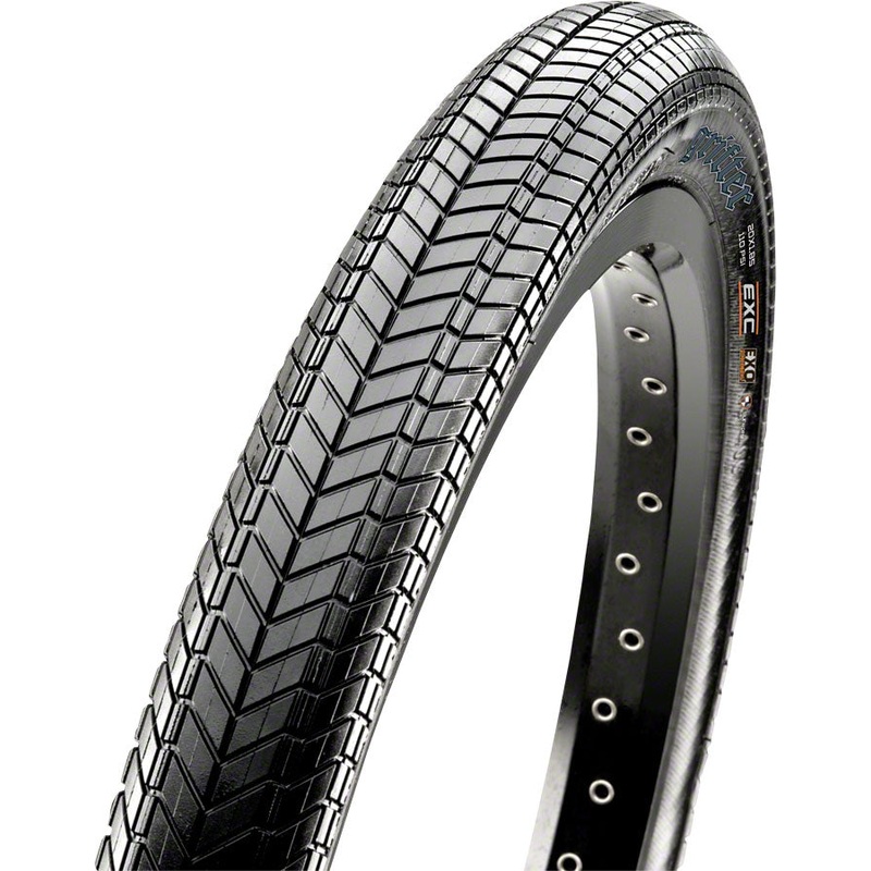 Maxxis Grifter BMX and Freestyle Tires - Lightweight, Durable, Foldable, EXO Sidewall Protection, Fast Rolling Tread, 20" Sizes for Street & Park Riding