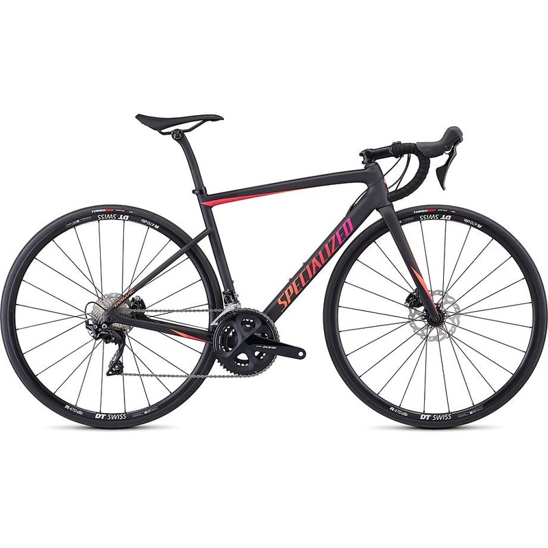 Specialized tarmac wmn sl6 sport disc satin carbon/gloss acid purple-acid lava 52