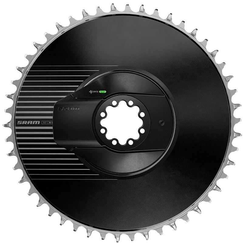 SRAM RED AXS Aero Power Meter Chainring Kit - 50t 12-Speed 8-Bolt Direct Mount BLK E1