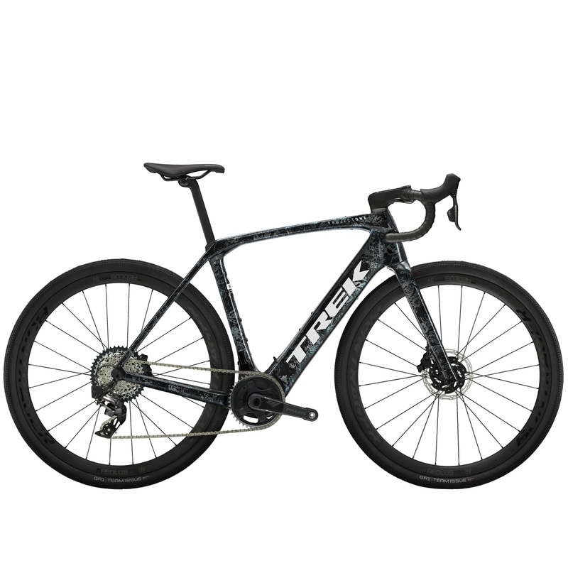 Domane+ SLR 7 AXS US 56 Carbon Smoke/Prismatic Marble