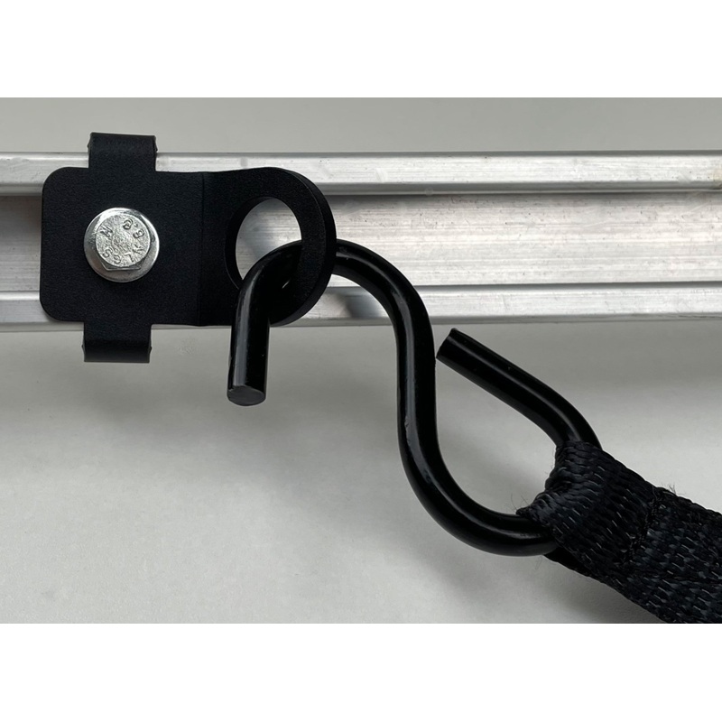 Truck Bed Rail Tie Down Cleats with Tie Down Straps