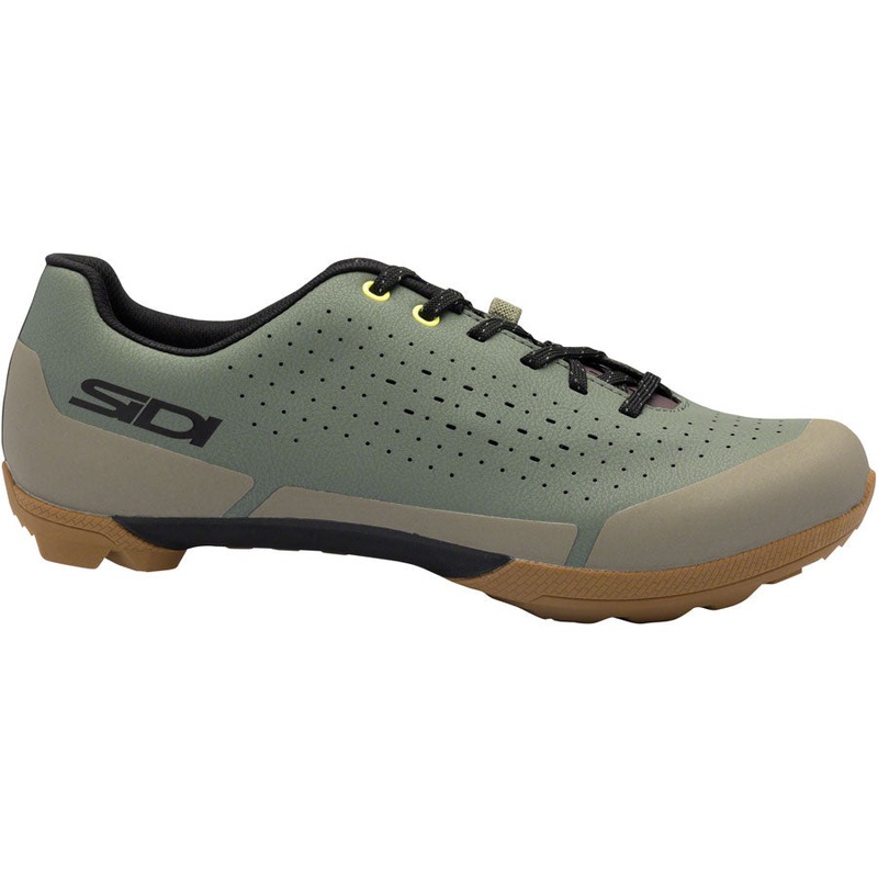 Sidi Asper Laces Gravel Shoes - Mens Military 42 Millenium Fit