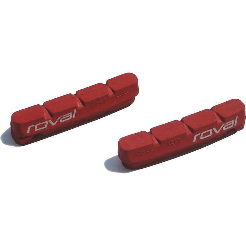 Specialized roval carbon brakepad set red