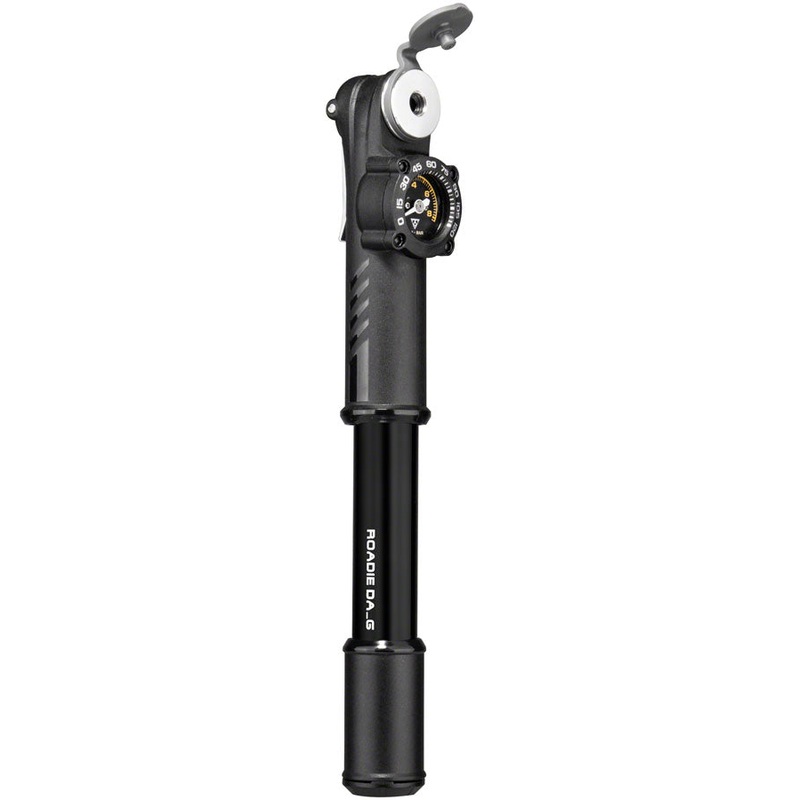 Topeak Road DA G Mini Pump - 120psi, With Gauge, Presta only, Black