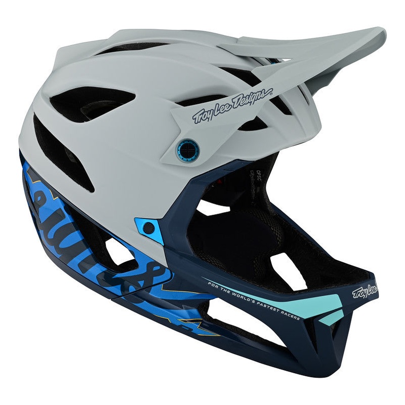 Troy Lee Designs Stage Full Face Helmet - MIPS - Signature - Blue - 2023