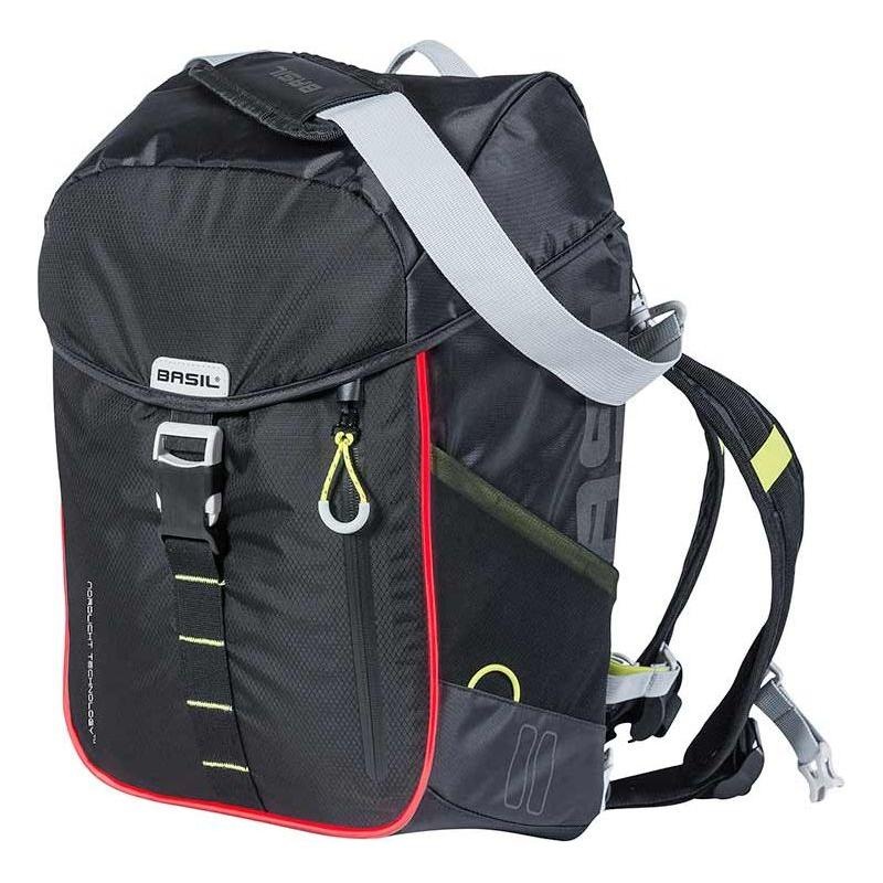 Basil, Miles, Backpack, Nordlicht Technology, 17L, Black/Lime