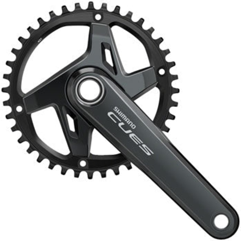 CUES FC-U8000-1 Crankset - 175mm 9/10/11-Speed 40t Asymmetric 96 BCD Hollowtech II BLK