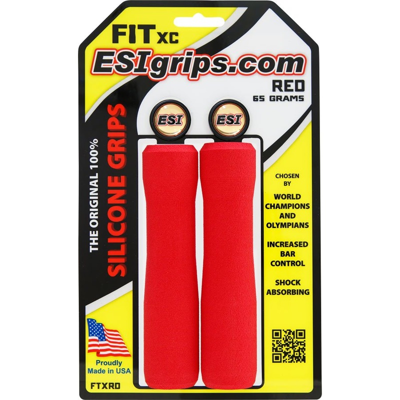 ESI FIT XC Grips - Red