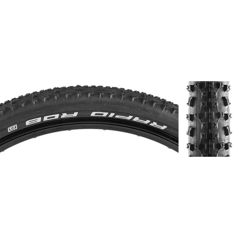 Schwalbe Rapid Rob Tire - 26 x 2.25 Clincher Wire Black K-Guard LiteSkin