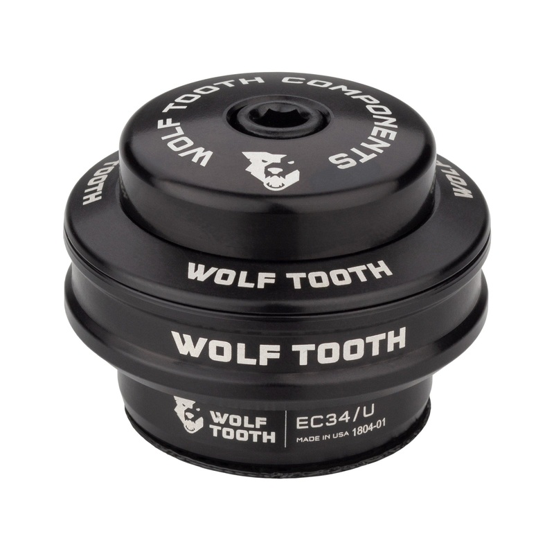 Wolf Tooth Premium Headset - EC34/28.6 Upper, 16mm Stack, Black