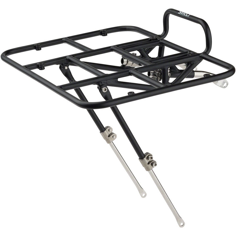 24-Pack Rack Front Rack - Steel Black