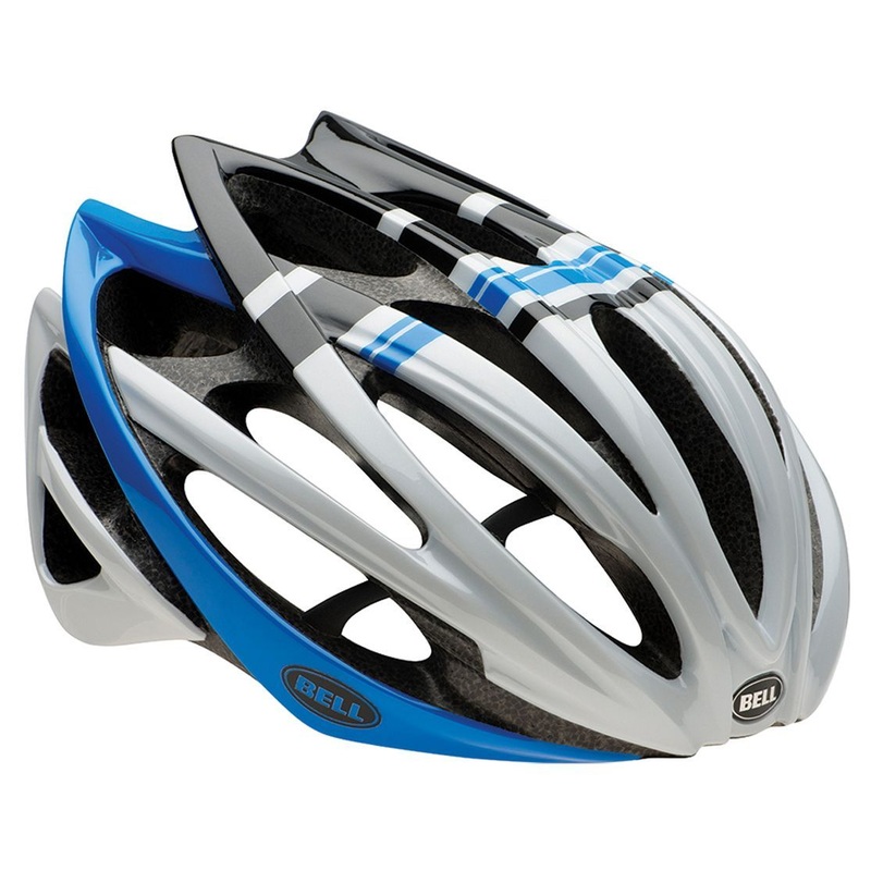 Bell Gage Road Helmet - White-Blue Draft
