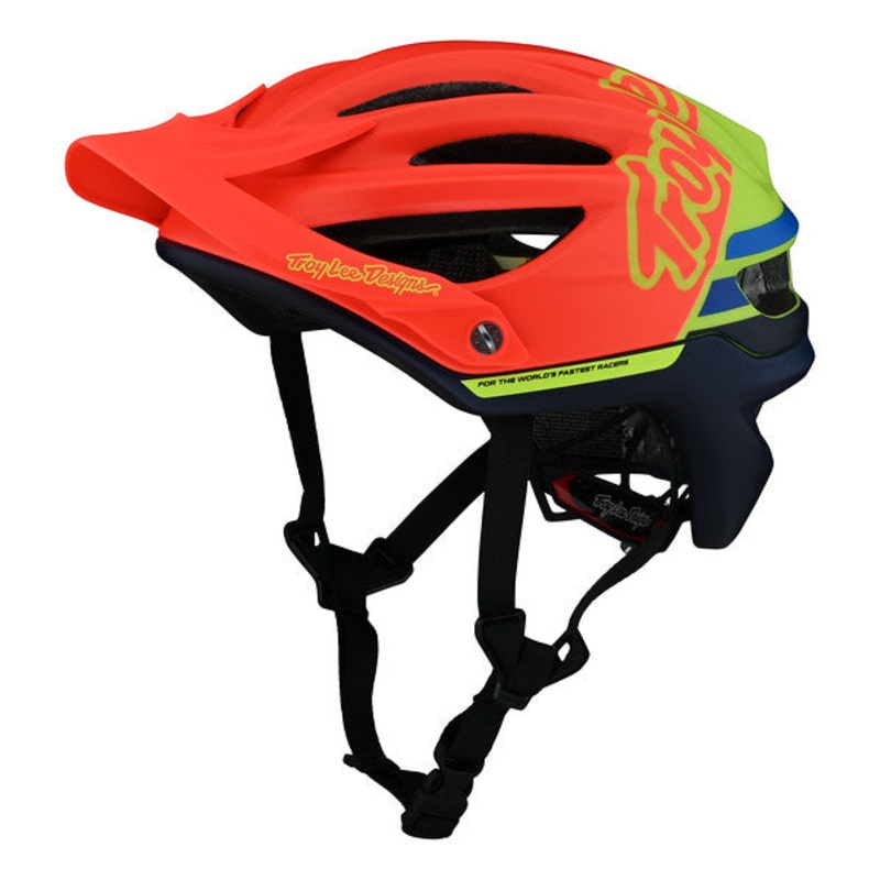Troy Lee Designs A2 MIPS MTB Helmet - Silhouette - Orange-Yellow