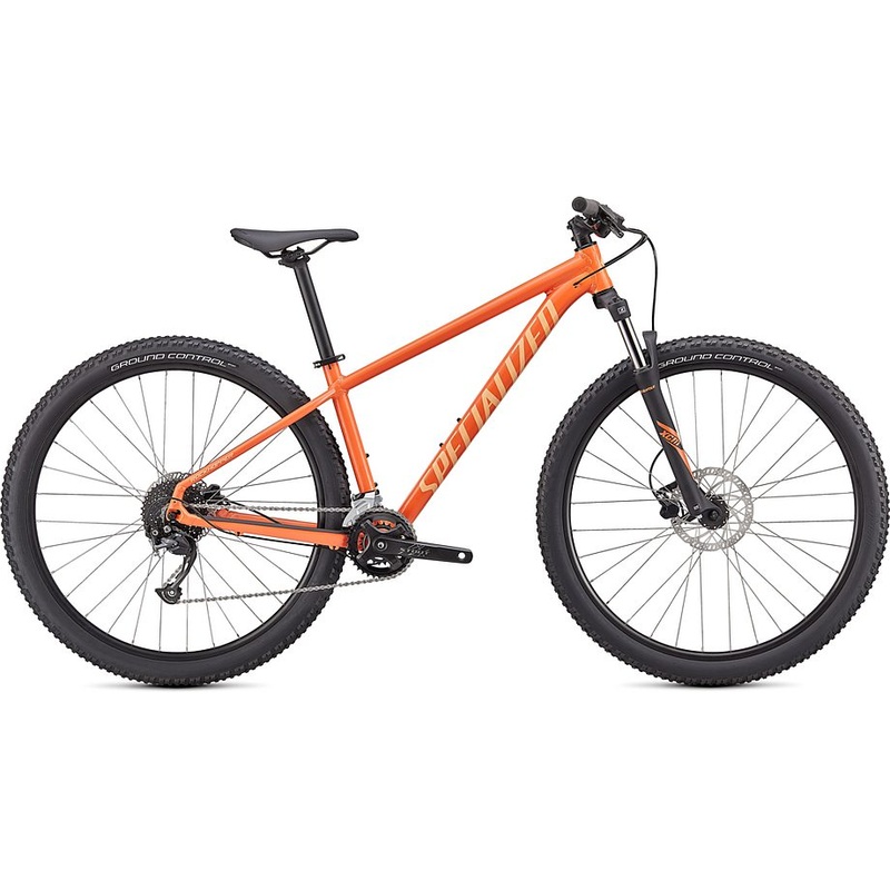 2021 Specialized rockhopper sport 29 bike gloss blaze / ice papaya s
