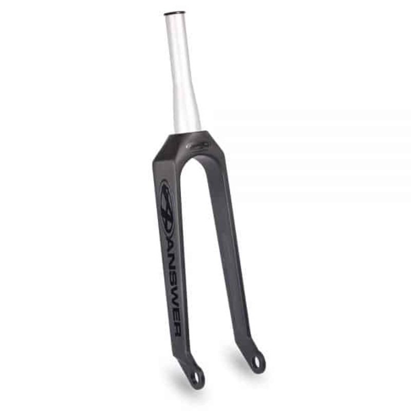 Answer Dagger Tapered Carbon Forks - Matte Black