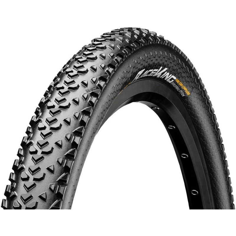 Continental Race King Tire - 27.5 x 2.00 Tubeless Folding BLK PureGrip ShieldWall System E25