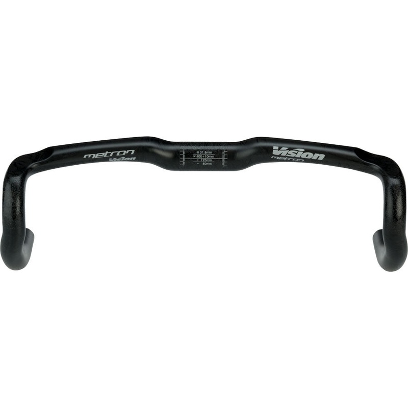 Vision Metron 4D Drop Handlebar - Carbon 31.8mm 44cm Black