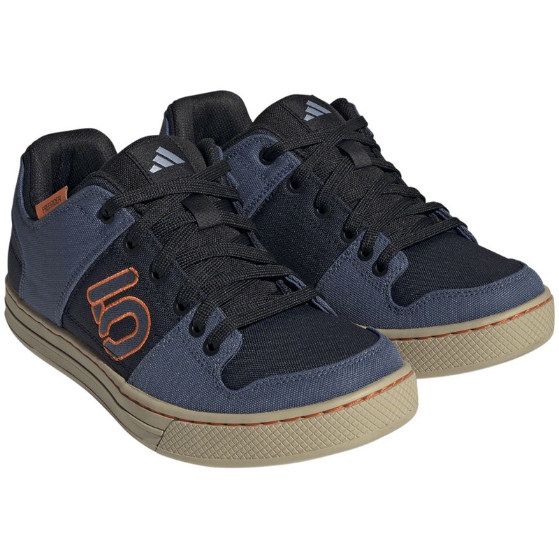 Five Ten Freerider Canvas Flat Shoes - Mens Core Legend Ink/Wonder Steel/Impact Orange 14