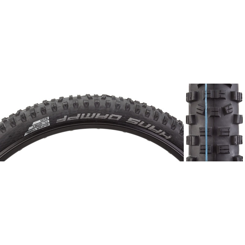 Schwalbe Hans Dampf Tire - 29 x 2.6" Tubeless Folding BLK Evolution Line Addix SpeedGrip Super Trail