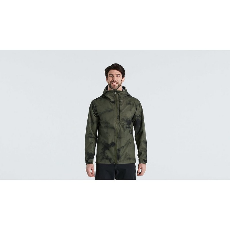 Specialized altered trail rain jacket men oak green m