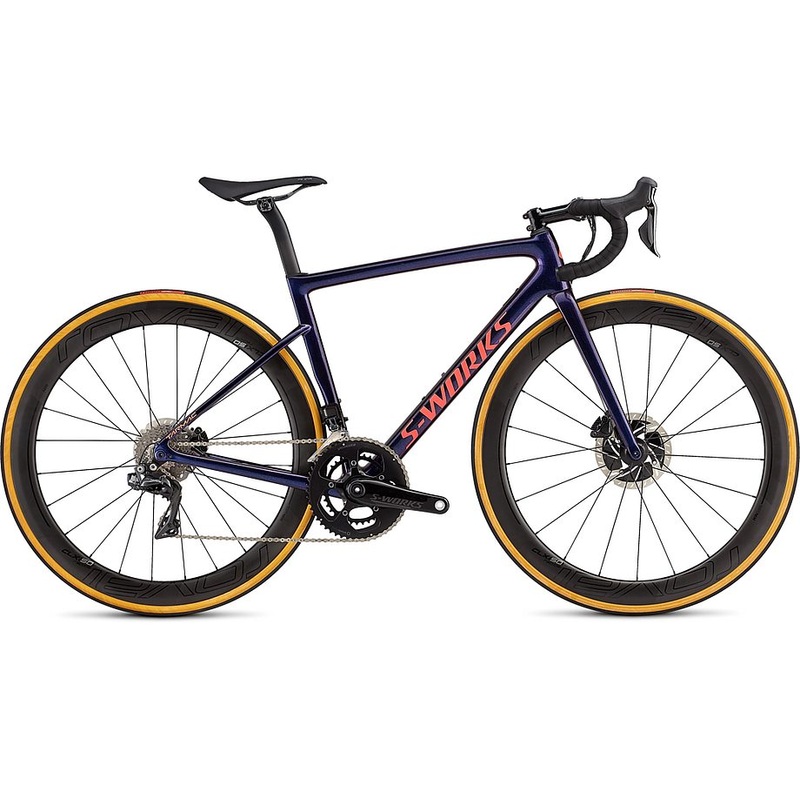 Specialized S-Works tarmac wmn sl6 disc di2 gloss chameleon flake / satin acid red / clean 52