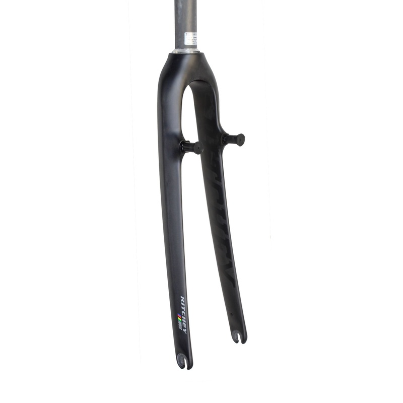 WCS Carbon Cross Fork - 1-1/8" 45mm Rake Cantilever Brake 2020 Model Matte Carbon