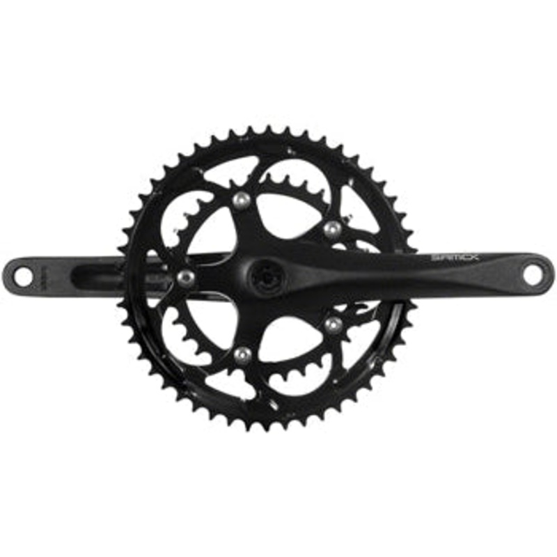 R3s Bicycle Crankset - 175mm, 9-10-Speed, 50/34t, 110 bcd, JIS Square Taper
