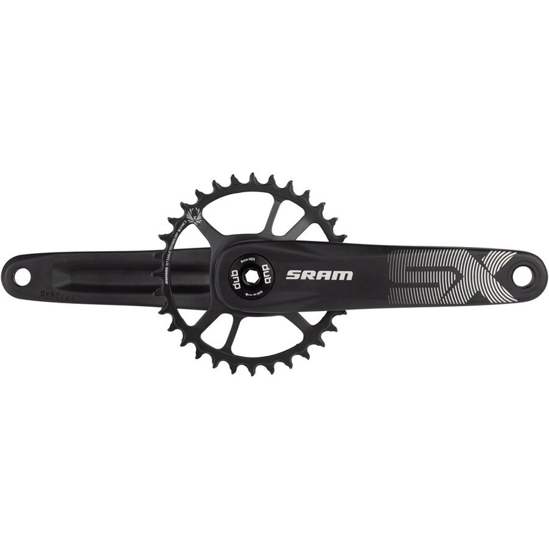 SRAM SX Eagle Crankset - 175mm, 12-Speed, 32t, Direct Mount, DUB Spindle Interface, Black, A1