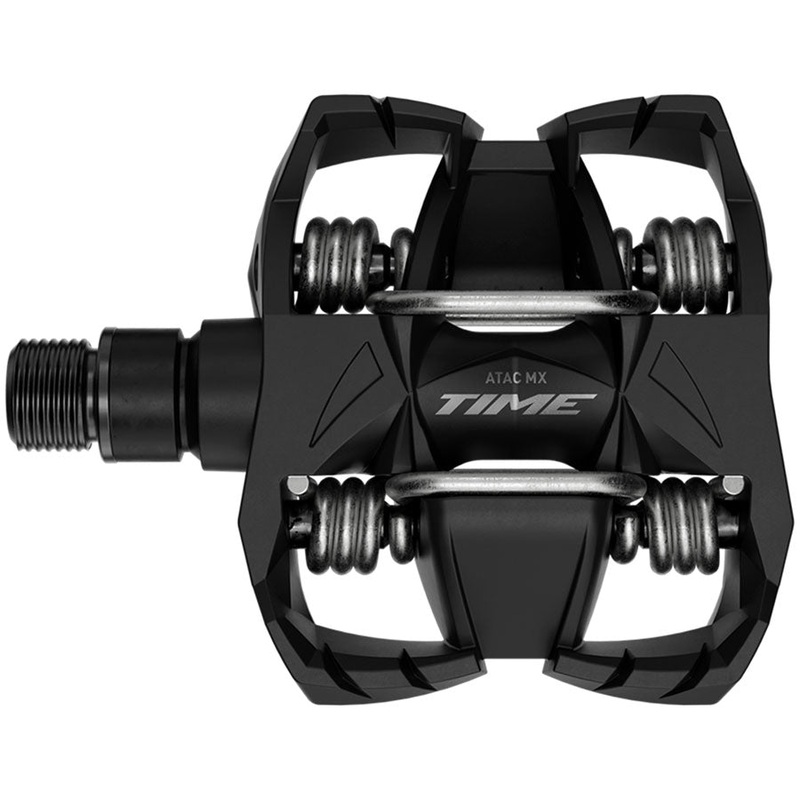 Time MX Pedals - Dual Sided Clipless with Platform Aluminum 9/16" Black C1