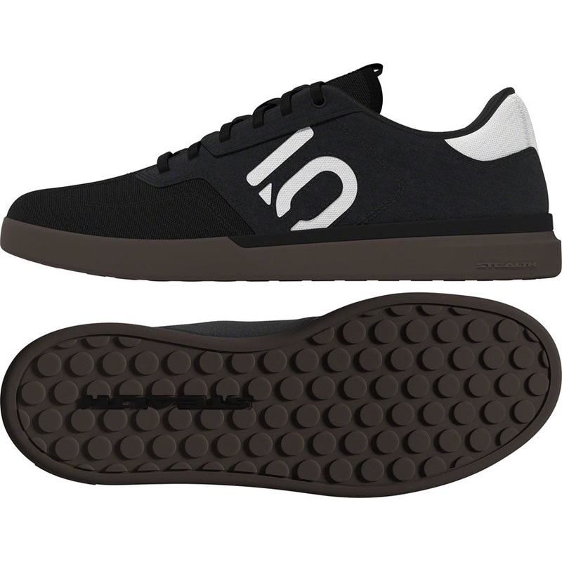 Five Ten Sleuth Canvas Flat Shoes - Mens Core Black/Core Black/FTWR White 9