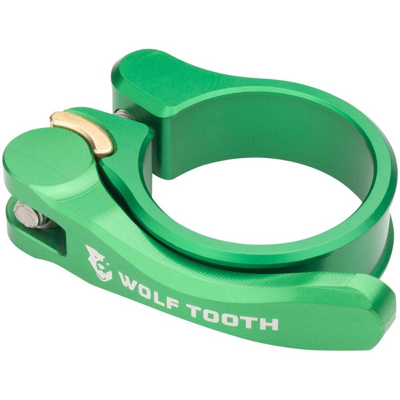 Wolf Tooth Components Quick Release Seatpost Clamp - 28.6mm Green