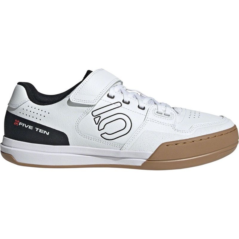 Five Ten Hellcat Mountain Clipless Shoes - Men's FTWR White/Core Black/Red 8.5