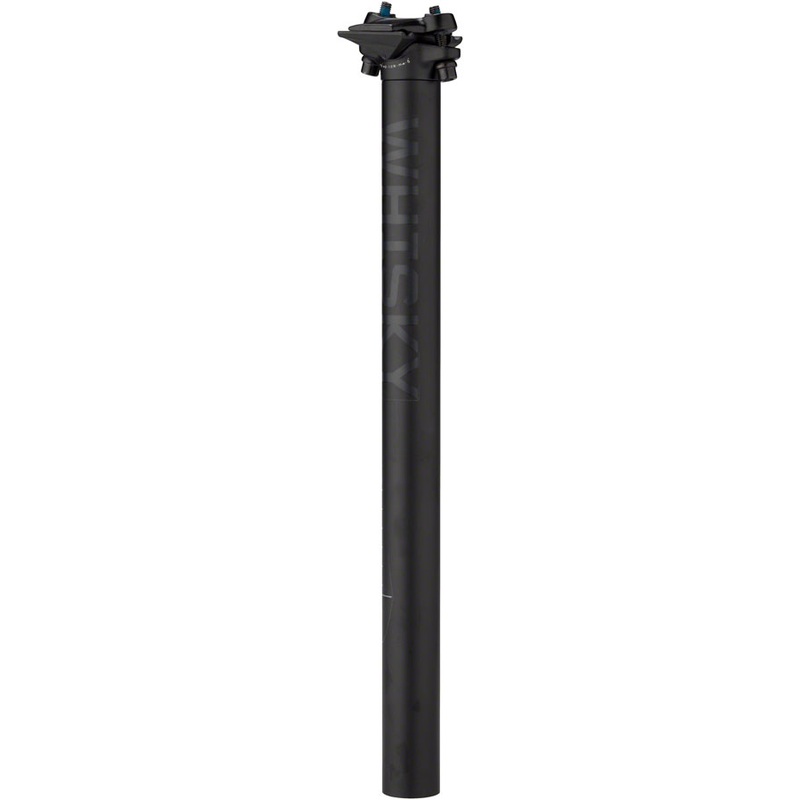 WHISKY No.7 Alloy Seatpost - 30.9 x 400mm 0mm Offset Matte Black