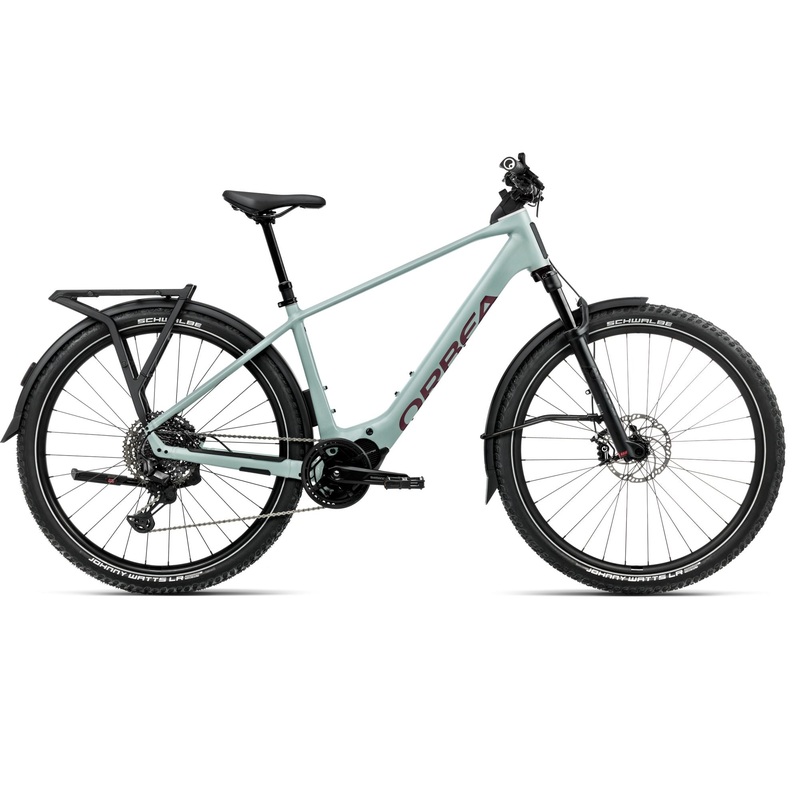 2025 Orbea KEMEN ADV 10 28mph All Terrain URBAN E-BIKES - Medium, Blue Stone (Matte) - Brugundy (Gloss)