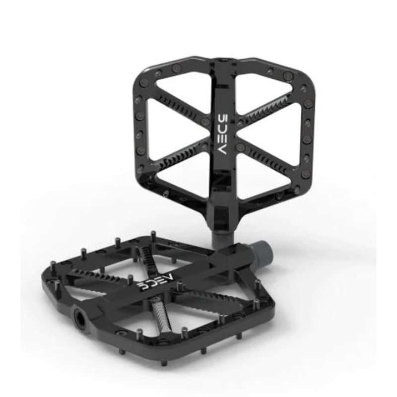 5DEV Trail / Enduro Flat Pedals, Black