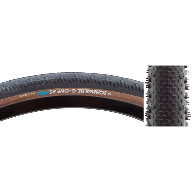 G-One RS Tire - 700 x 35 Tubeless Folding BLK/Transparent Evolution Line Pro Addix Race