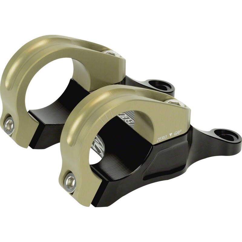 Renthal Integra 35 Stem - 45mm 35 Clamp +/-0 1 1/8" Aluminum Black/Gold